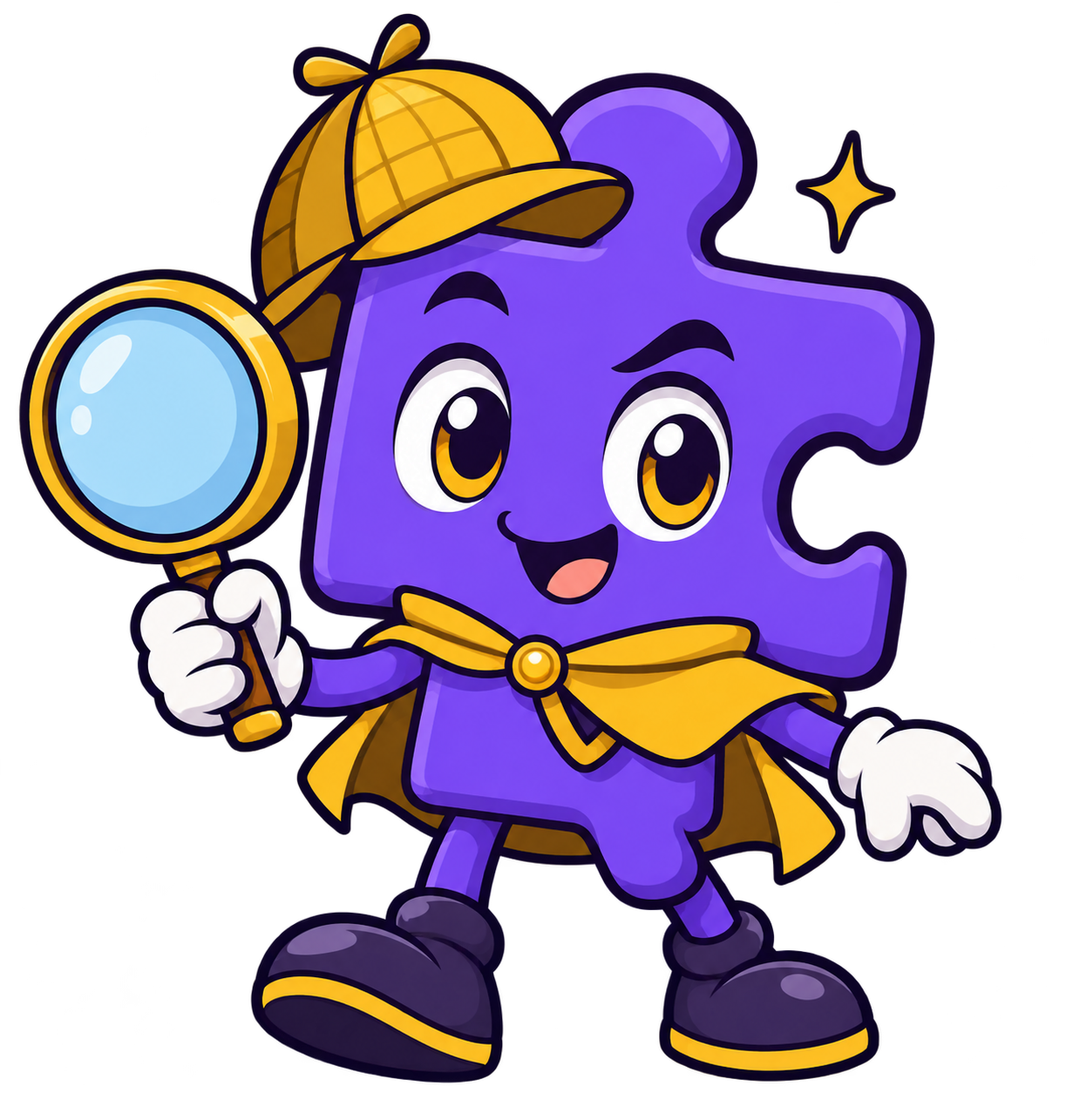 Puz, your purple detective buddy